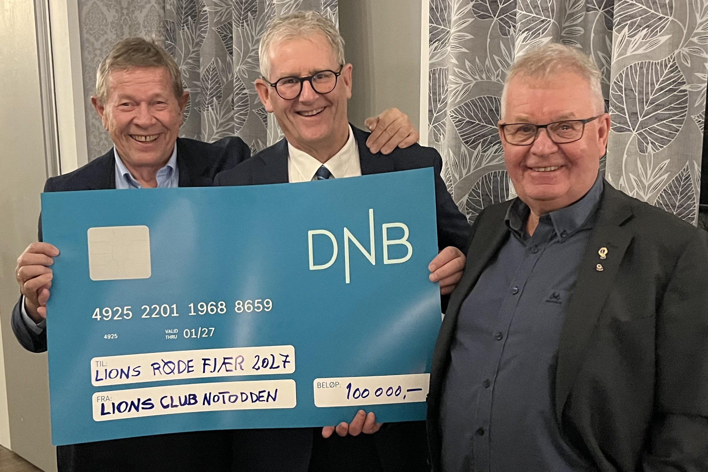 Artikkelbilde til artikkelen En god start for Lions Røde Fjær