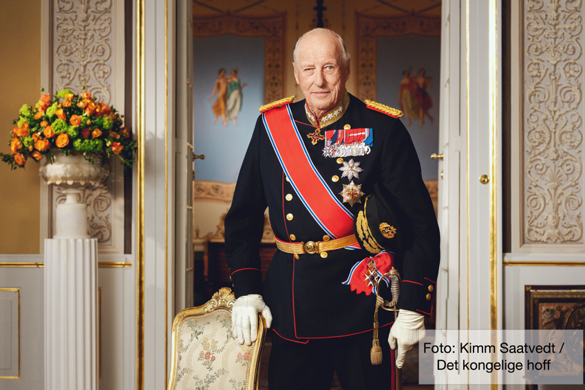 Kong Harald fortsetter som vår høye beskytter